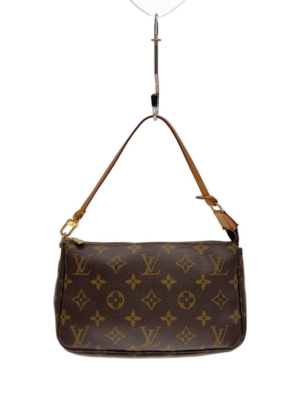LOUIS VUITTON Pochette Accessoires Monogram Canvas Brown All over